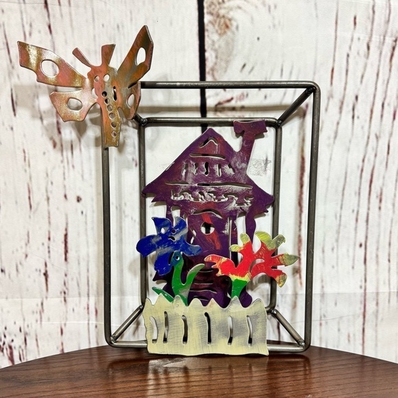 Suzy Toronto Limited Edition Whimsical Metal Wall Art with Butterfly & Dragonfly - Picture 13 of 16